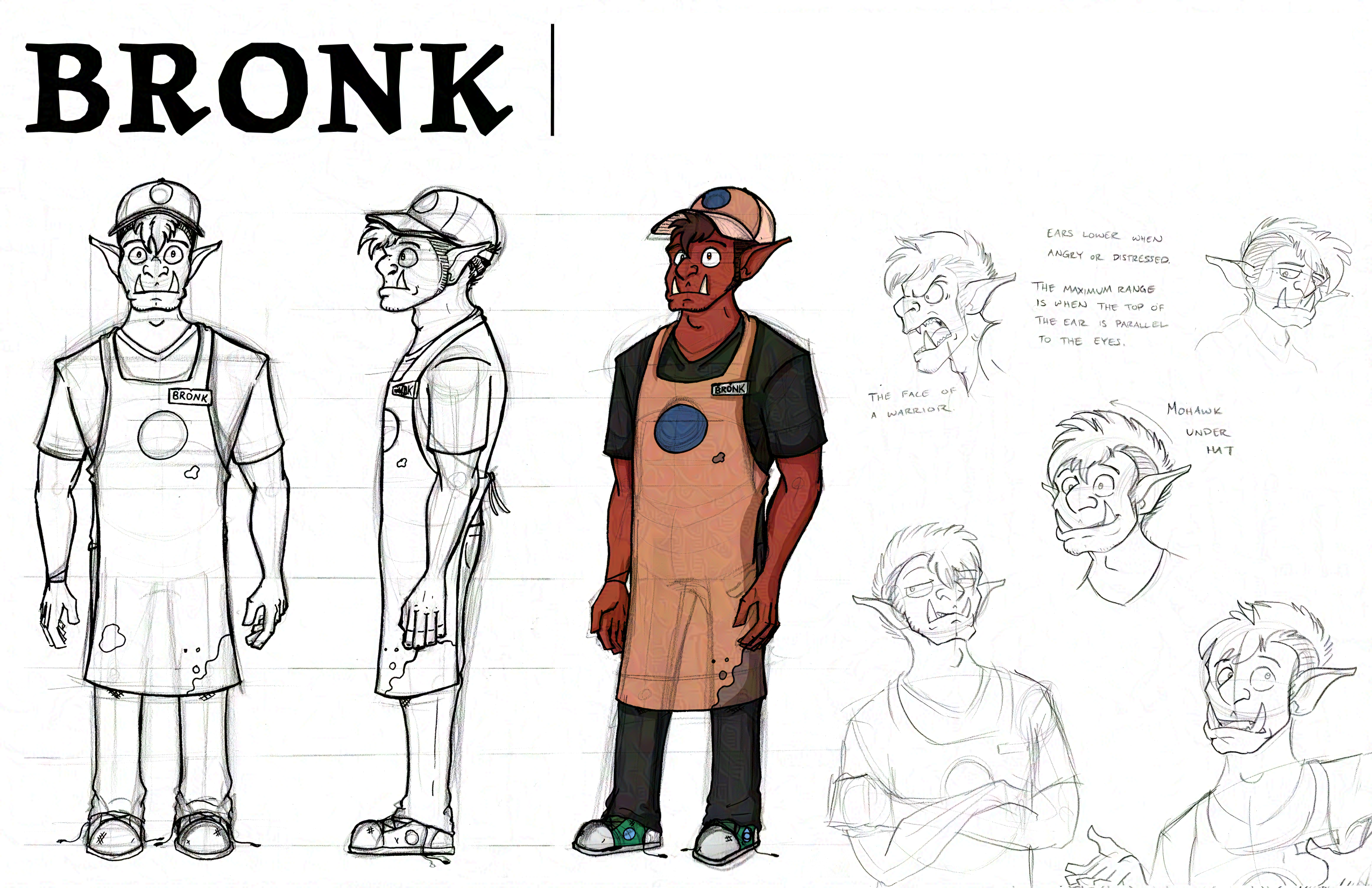 Bronk Character Sheet