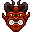 Pixel Demon Face