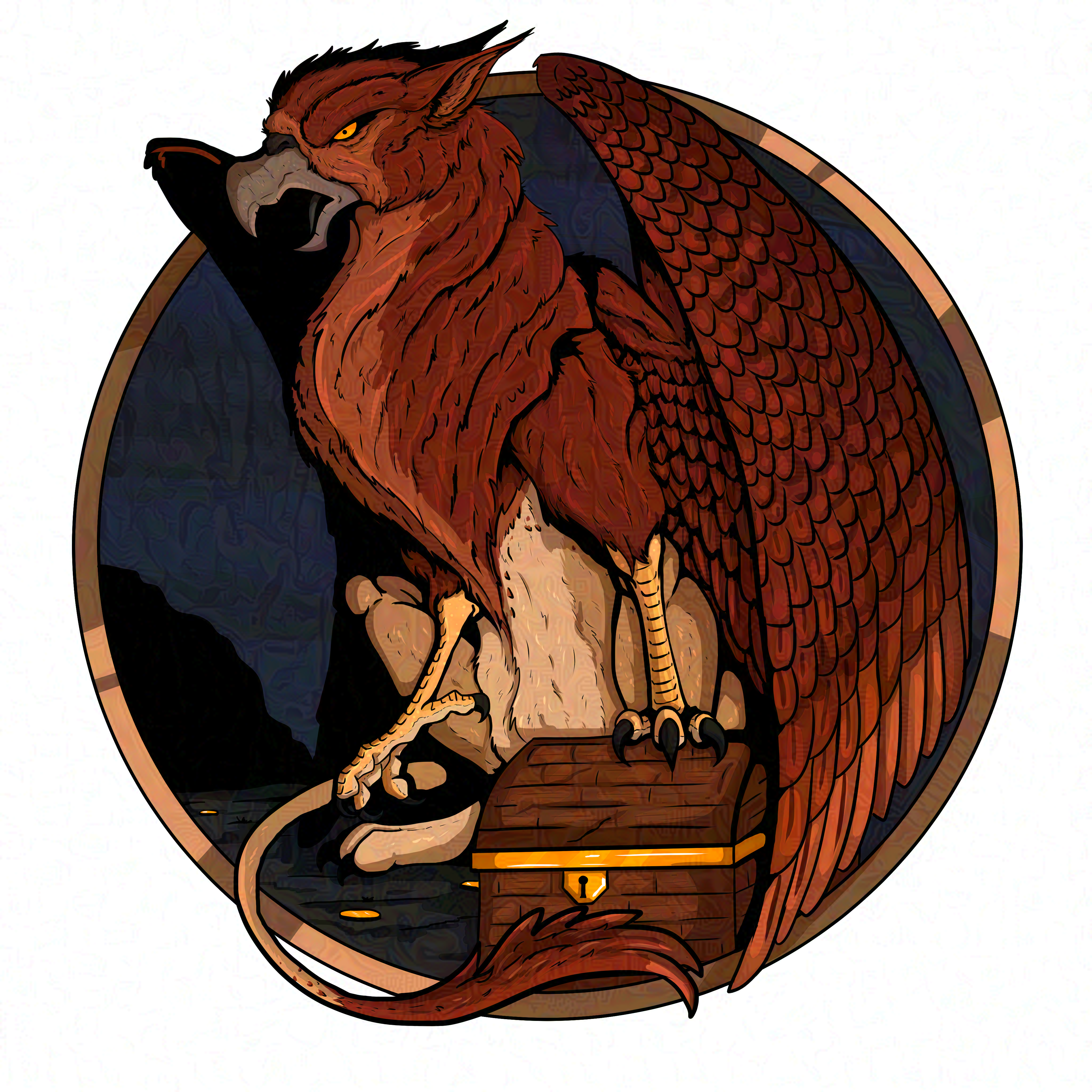 A gryphon icon.