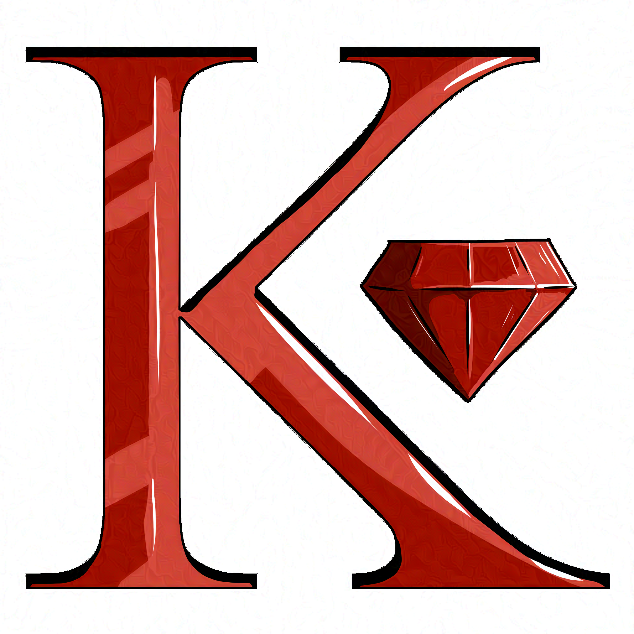 A ruby king icon.